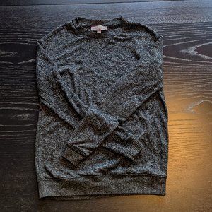 Philosophy Dark Gray/Black Lightweight Sweater